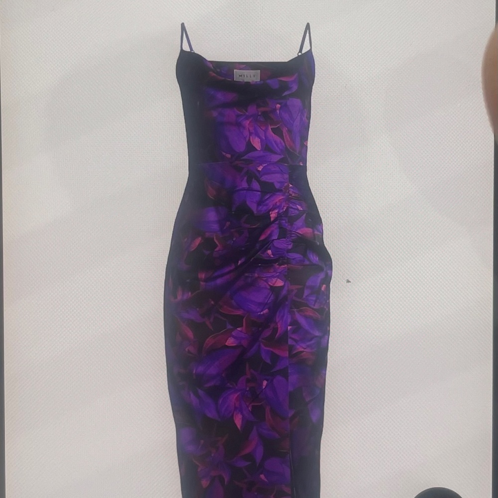 Lilliana Floral Satin Slipdress